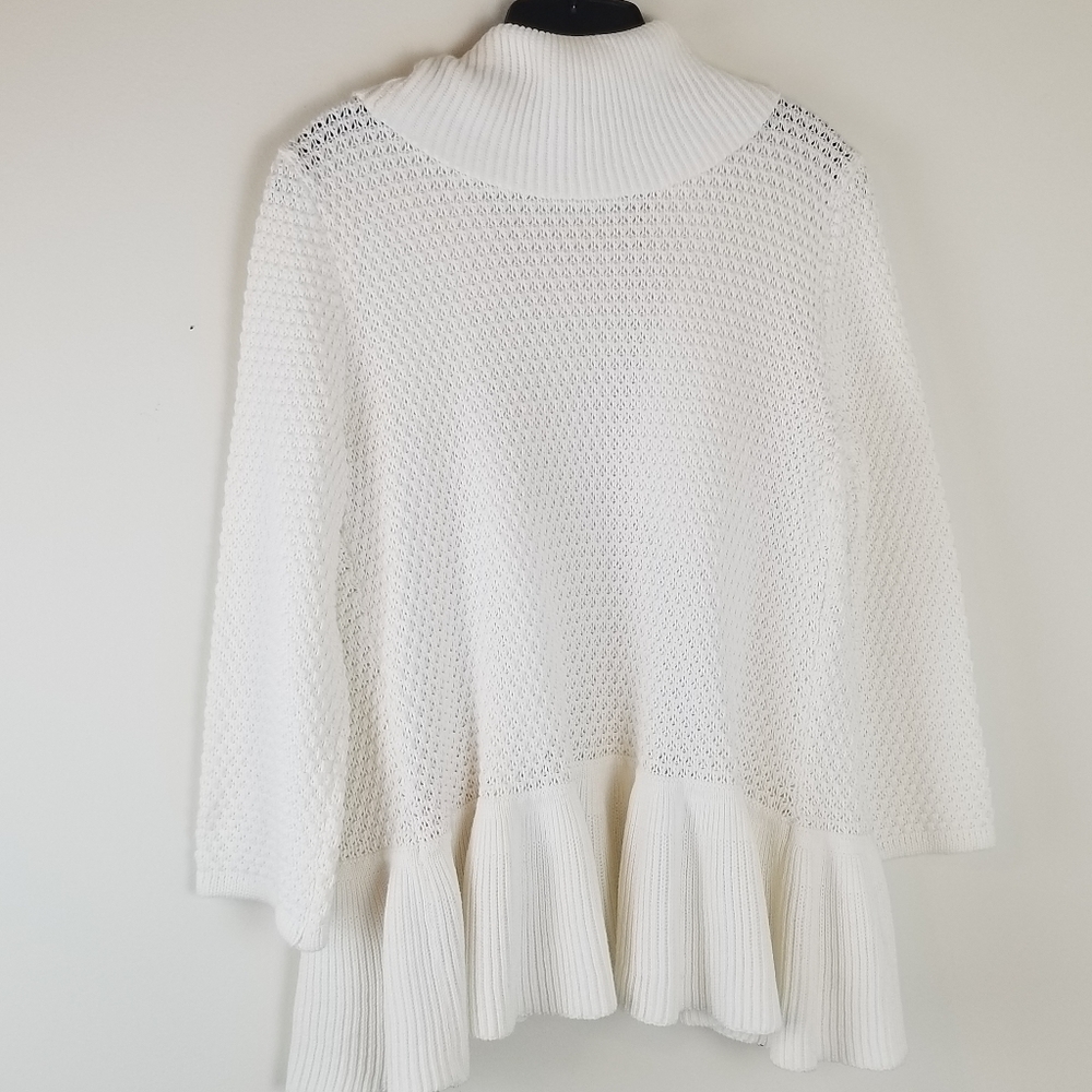 Ruby Rd Crochet Sweater Jacket - Picture 3 of 3